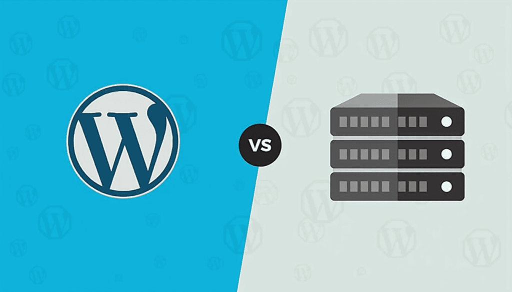 Comparison chart highlighting features of WordPress and various managed WordPress hosting providers.